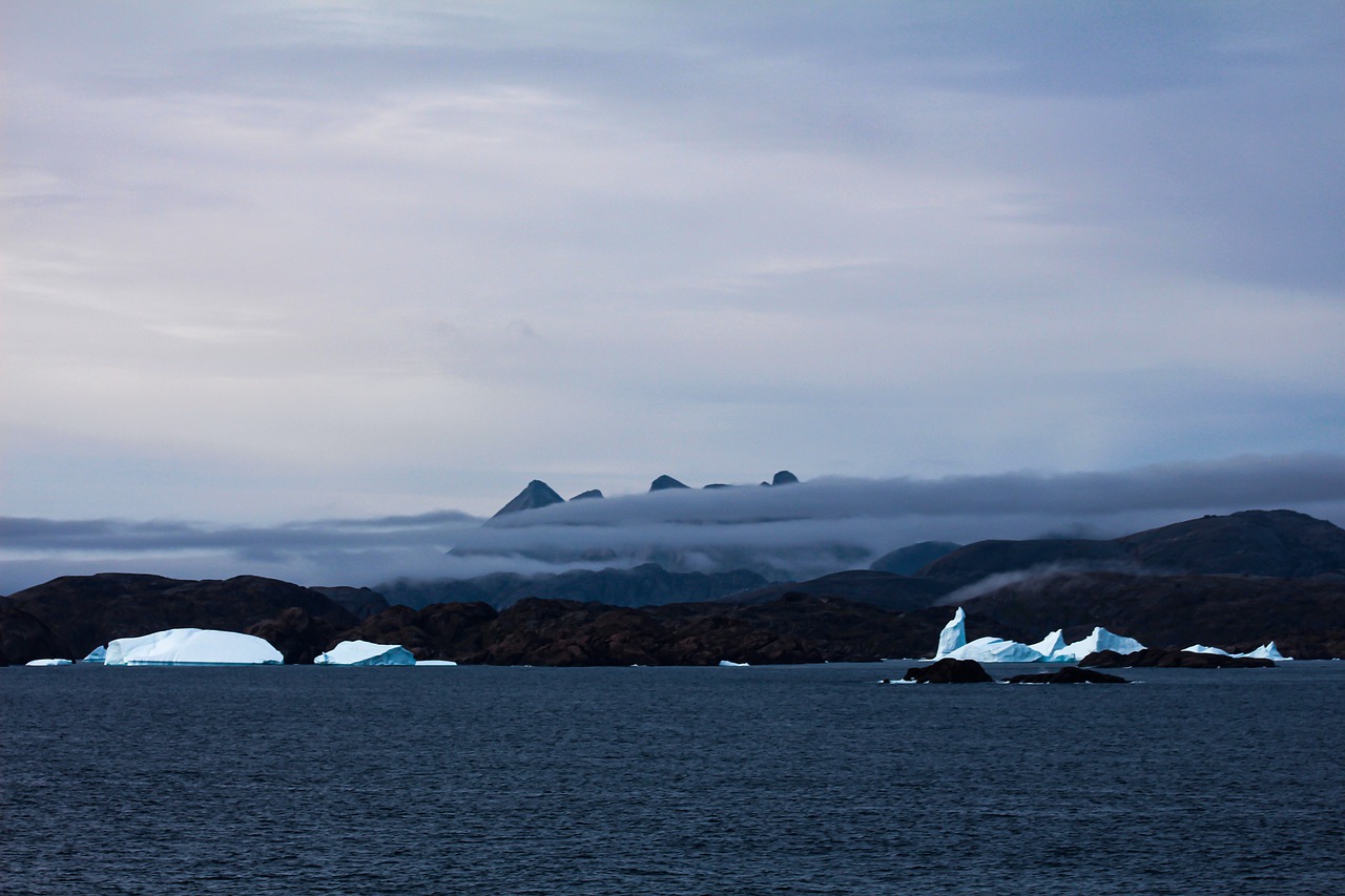 Iceberg Ice Sea Ocean Fog Coast  - StElsa / Pixabay