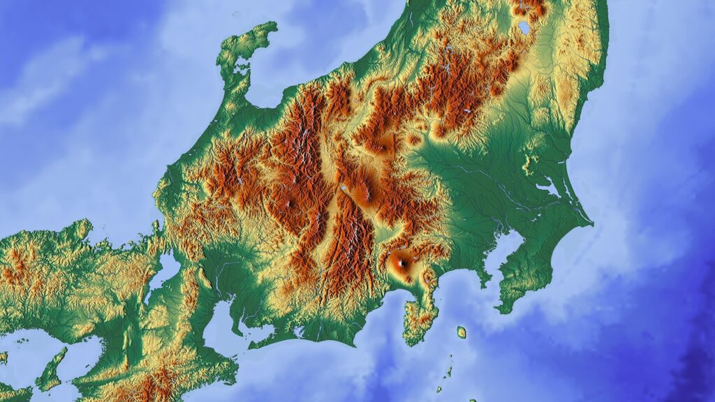 Japan Tokyo Fuji Map Relief Map  - Hans / Pixabay