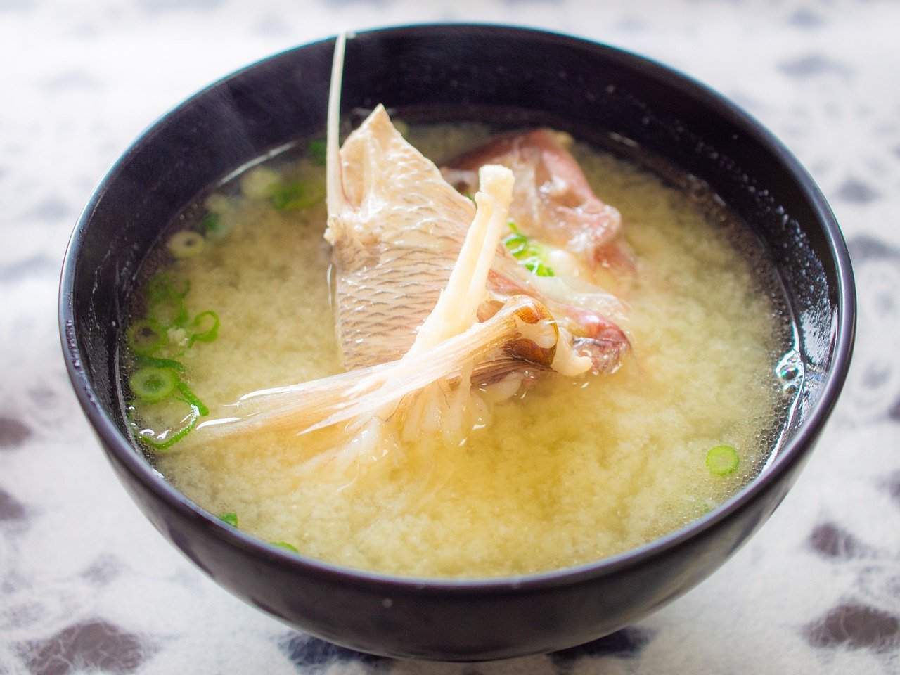Japanese Meal Soup Miso Soup Fish - likesilkto / Pixabay