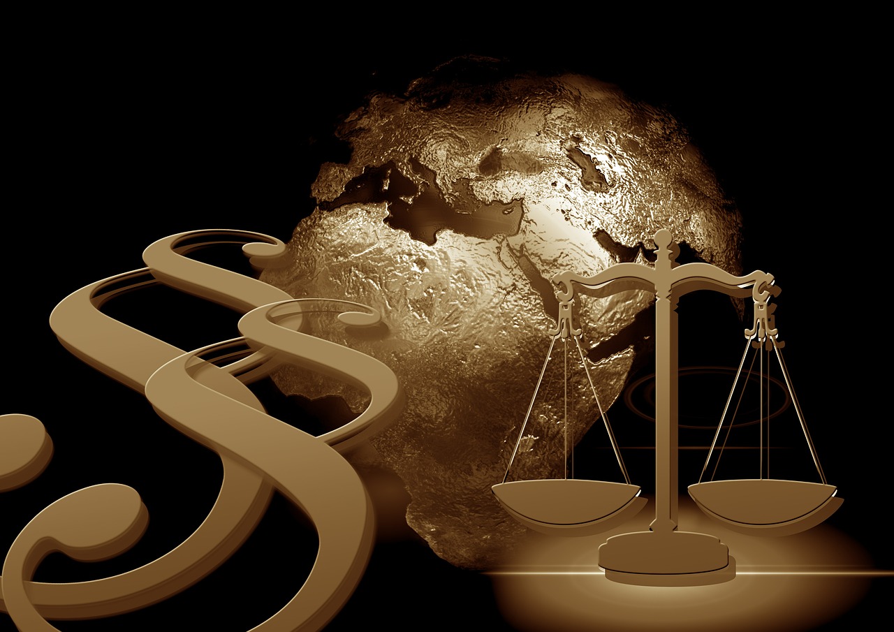 Justitia Libra Paragraph Globe - geralt / Pixabay