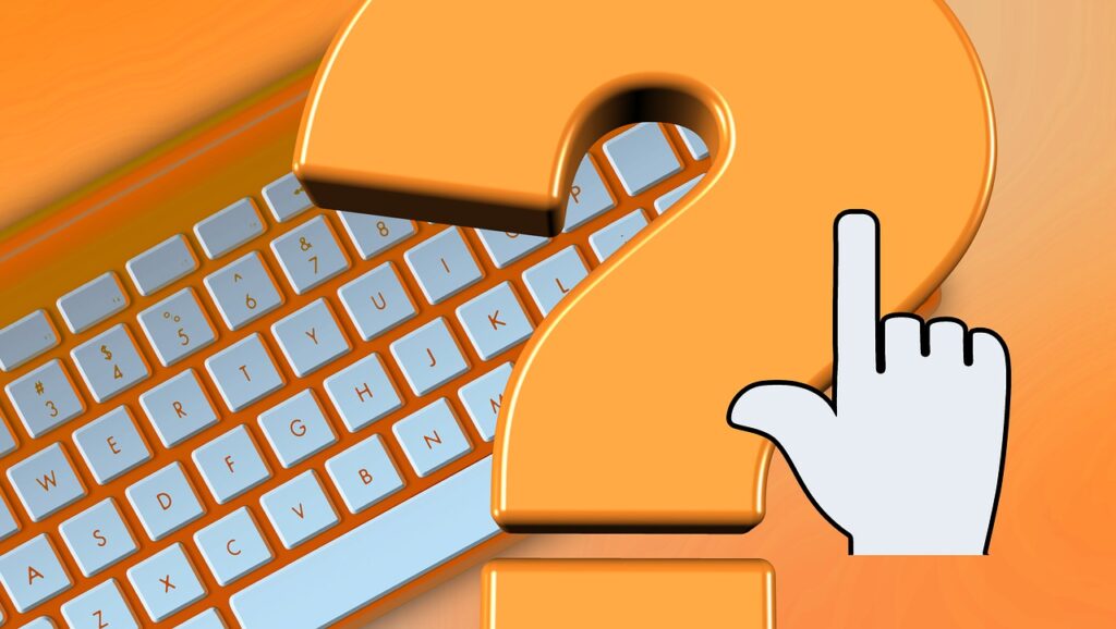 Keyboard Question Mark Cursor Help  - geralt / Pixabay