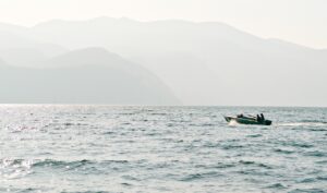 Lake Boat Travel Fog Mountains  - stafichukanatoly / Pixabay