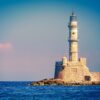 Lighthouse Sea Chania Port Tower  - fietzfotos / Pixabay