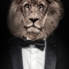 Lion Man Businessman Portrait Suit  - Sammy-Williams / Pixabay