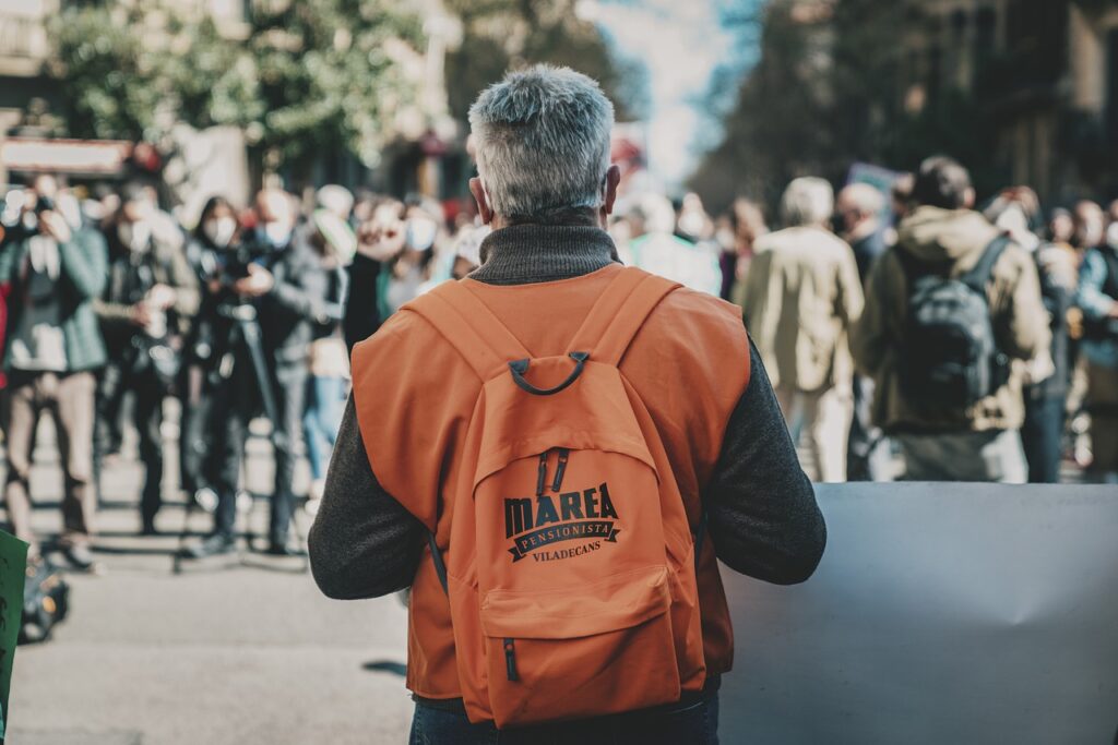 Man Backpack Protest Person Bag  - Antonio_Cansino / Pixabay