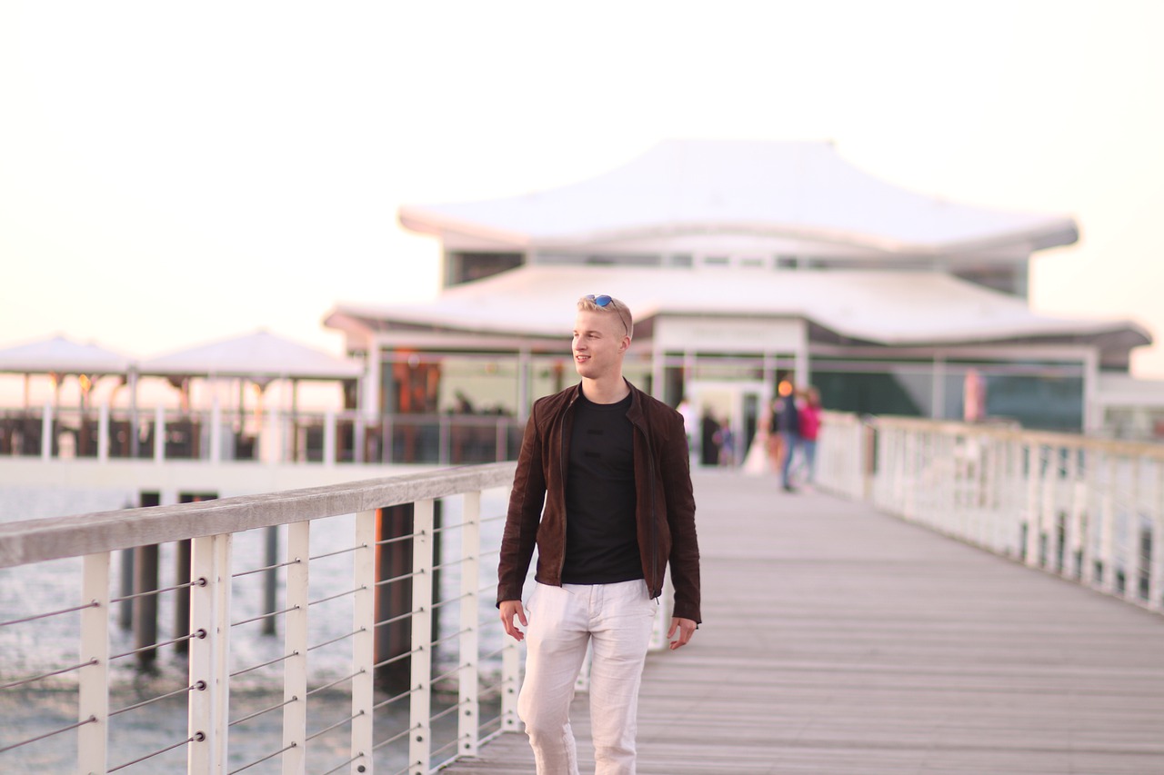 Man Baltic Sea Overwater Boardwalk  - JuliusHo / Pixabay