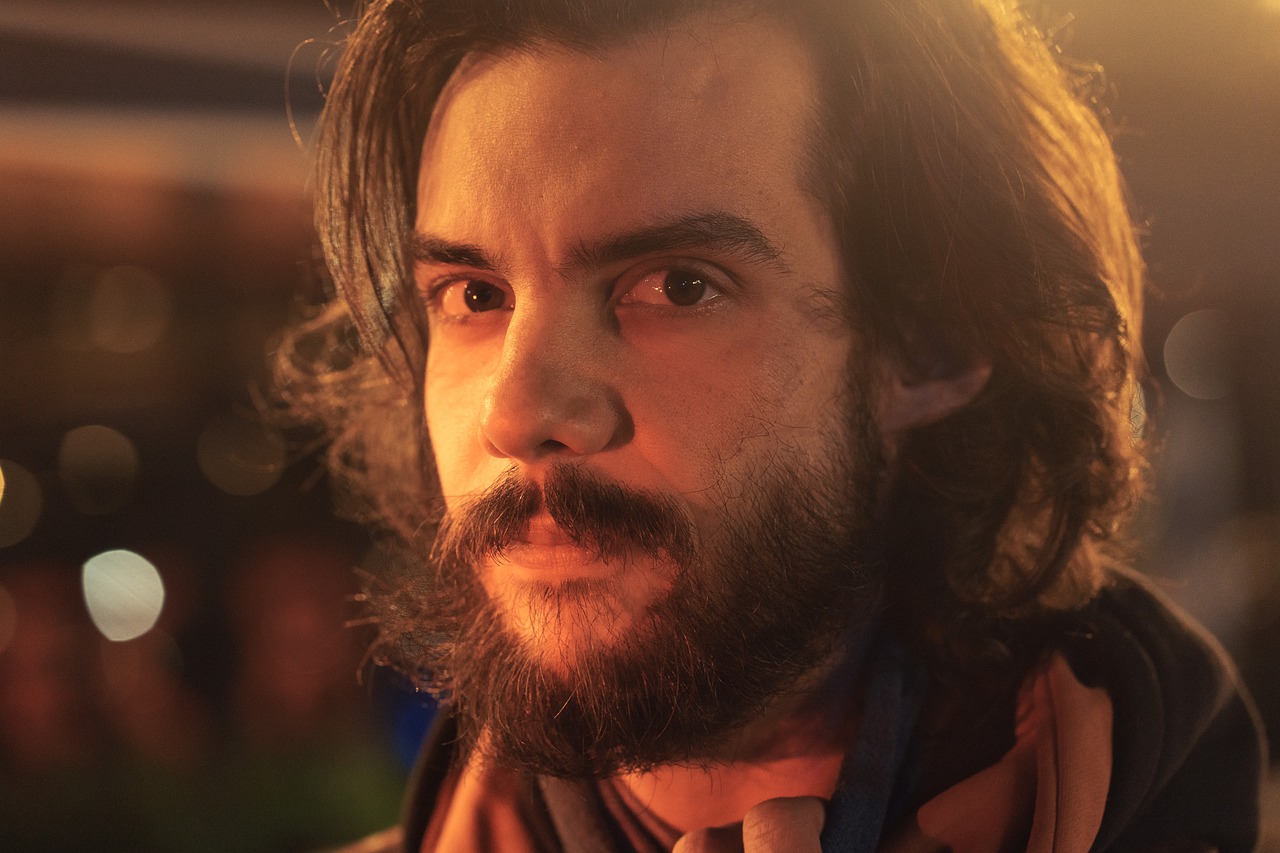 Man Beard Portrait Face Mustache  - imperioame / Pixabay