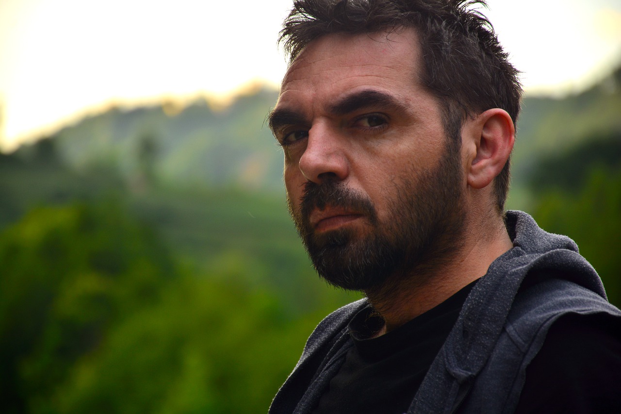 Man Beard Portrait Face Serious  - bqresh / Pixabay
