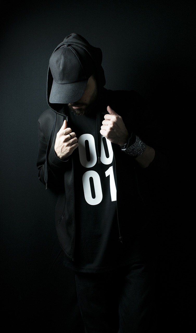 Man Black Clothes Black Hoodie  - MEHRAX / Pixabay