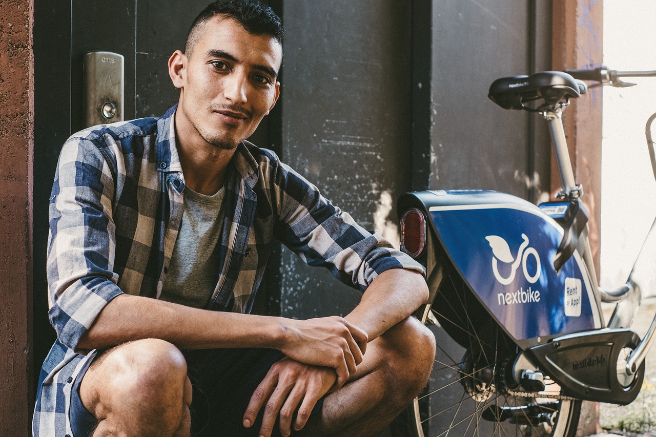 Man Fashion Bicycle Portrait Bike  - nextbike / Pixabay
