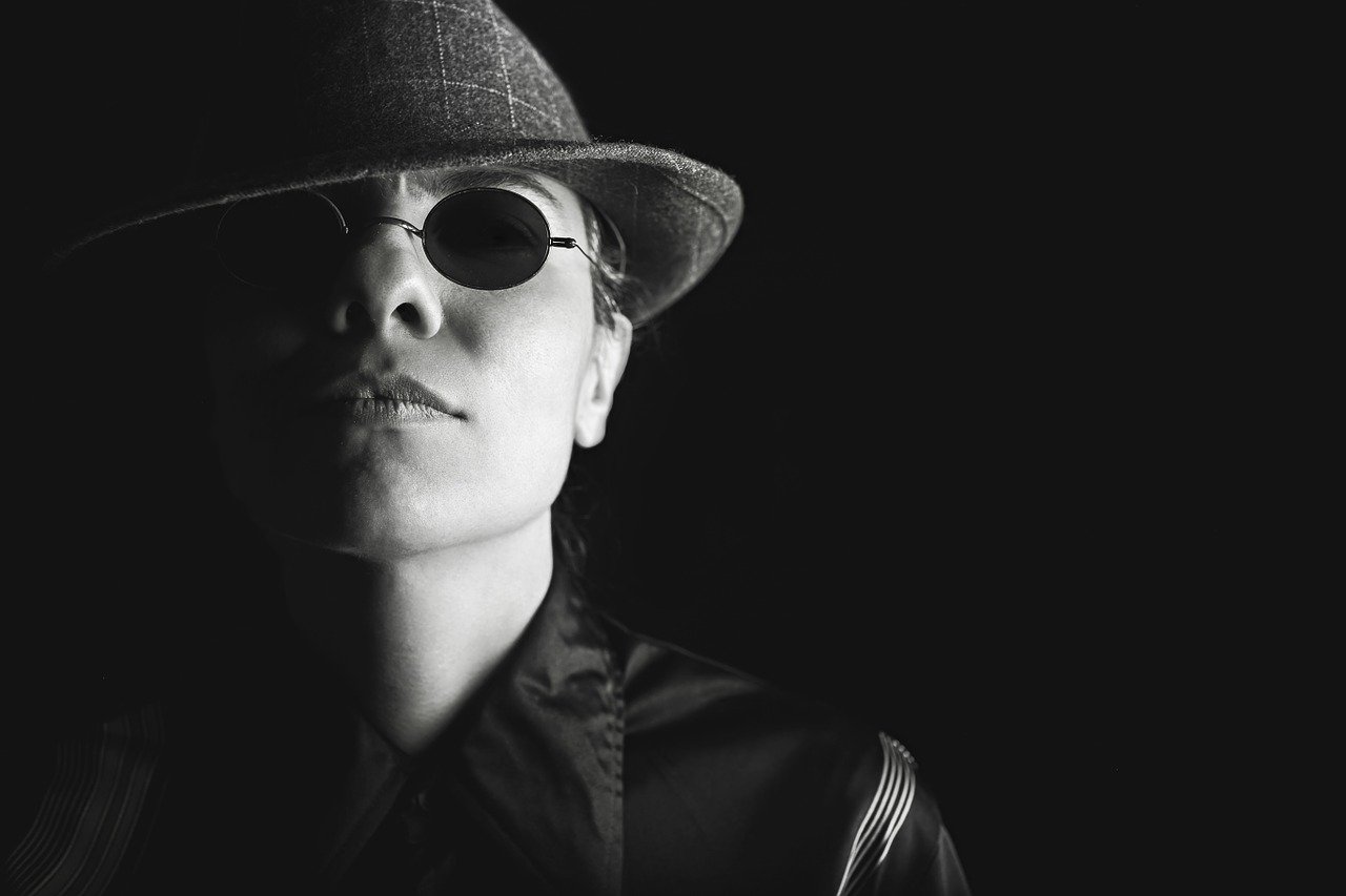 man hat glasses gangster tough 539993