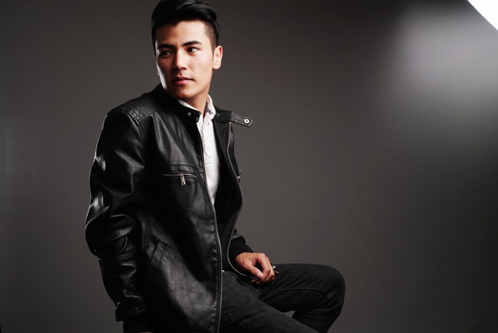 Man Model Face Leather Jacket  - RoyalAnwar / Pixabay