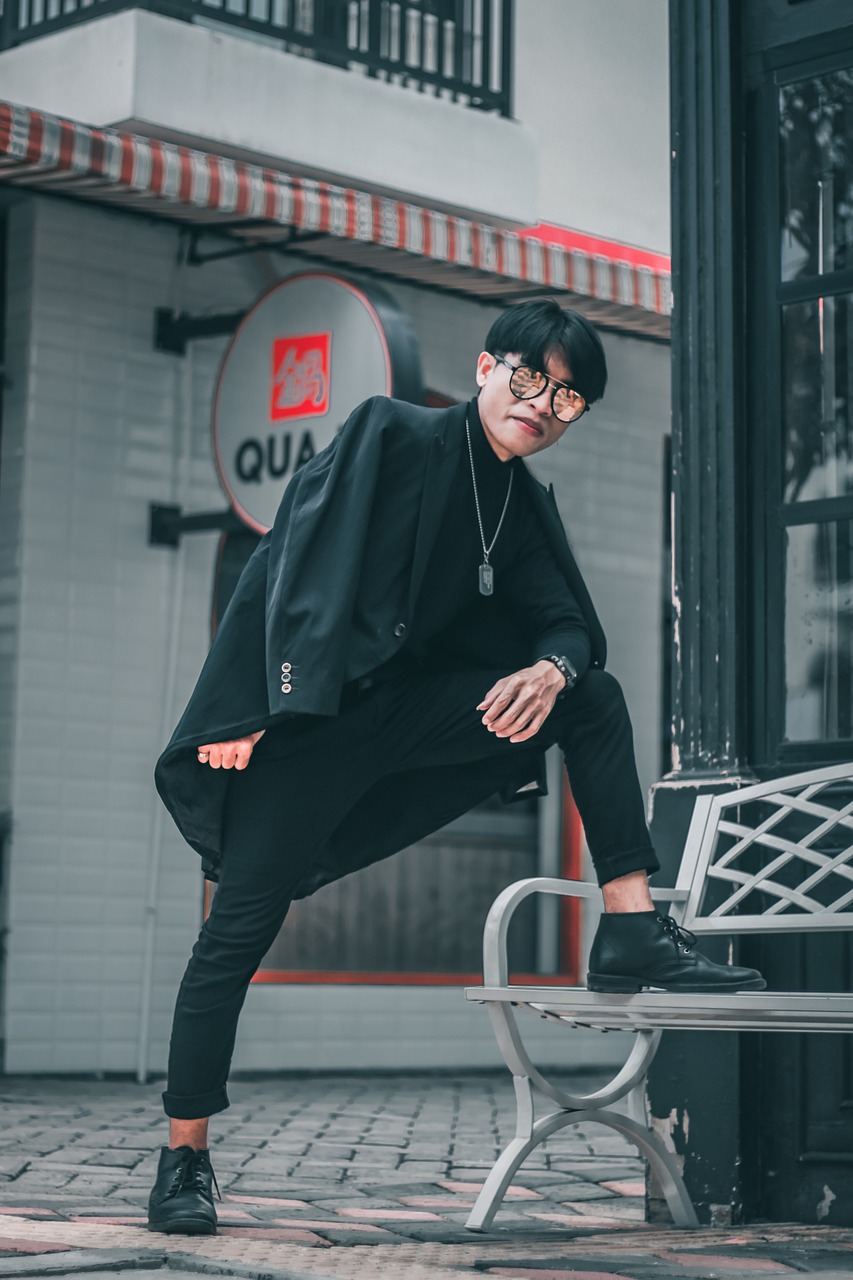 Man Model Pose Bench Street Urban  - brianmuhammad_96 / Pixabay