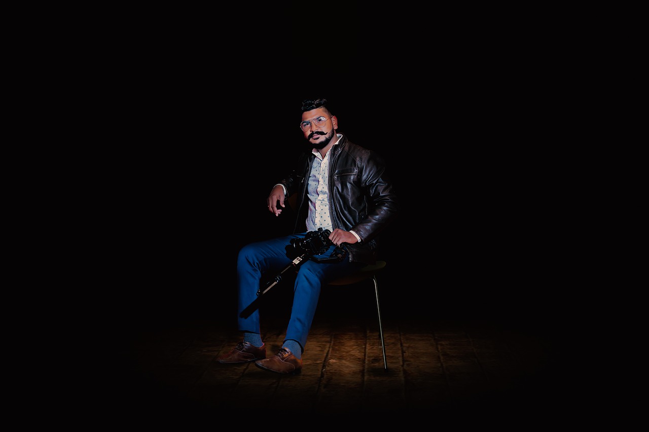 Man Moustache Portrait Sit Chair - contactonlyrgcreative / Pixabay