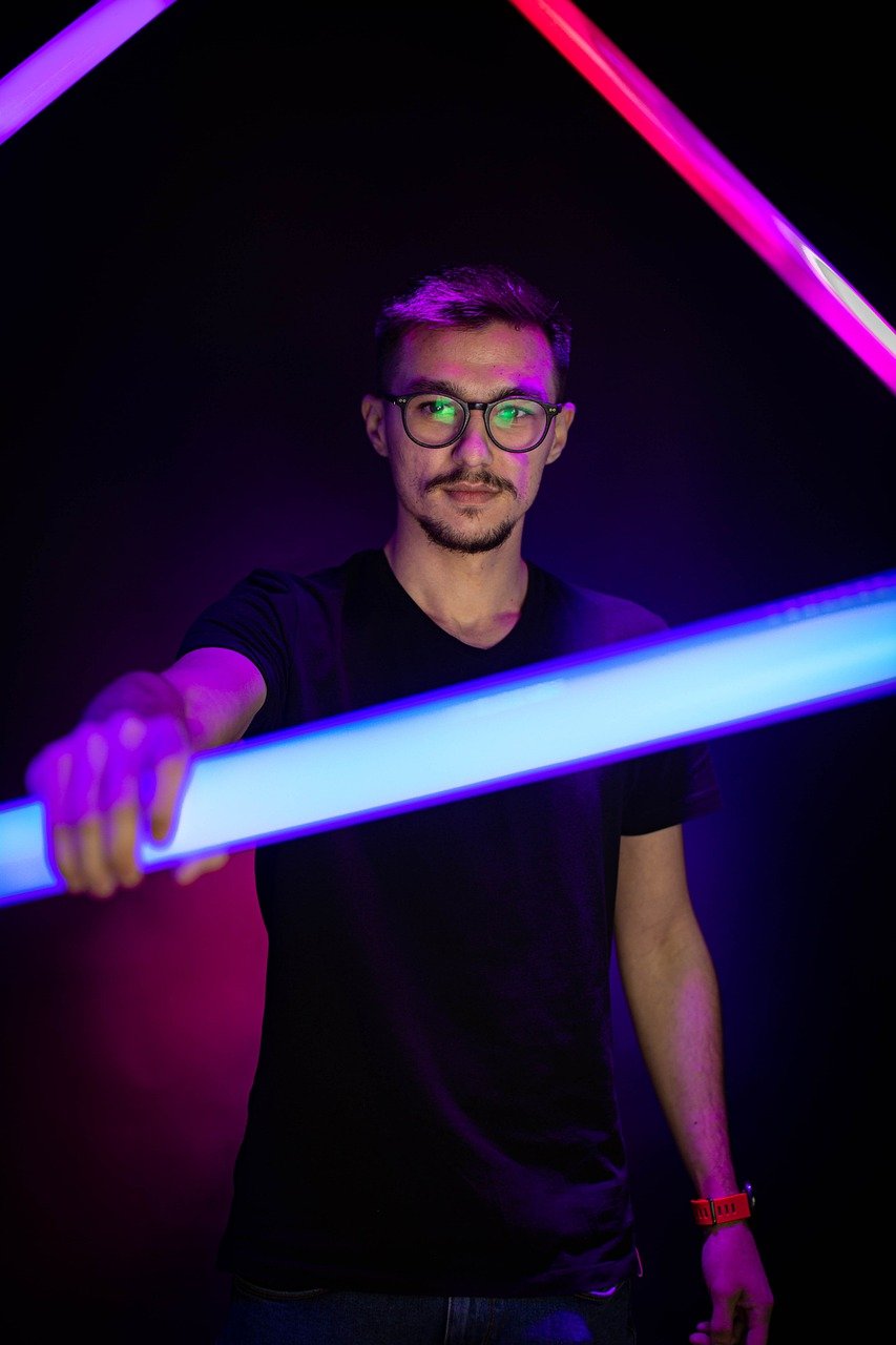 Man Neon Model Hair Hairstyle  - xAlexnick / Pixabay