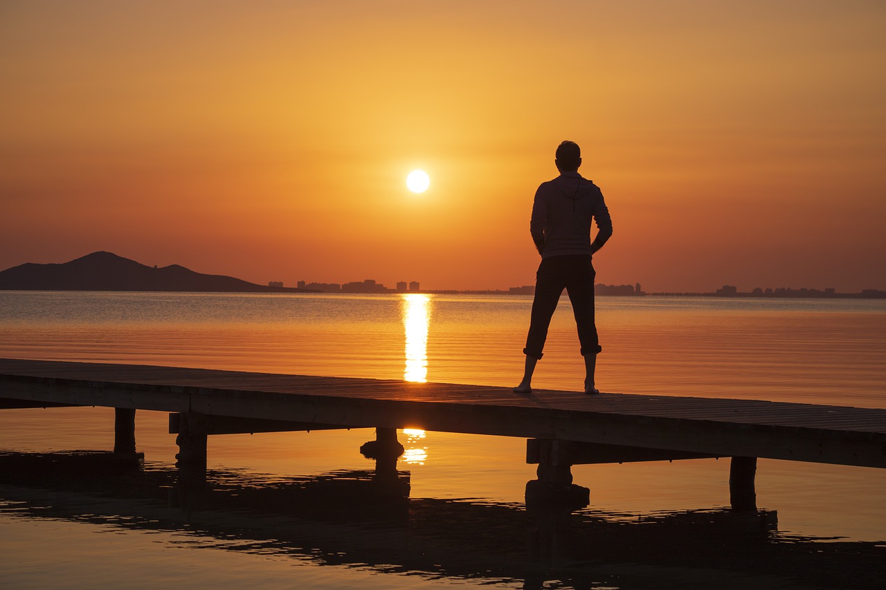 Man Ocean Sea Beach Alone Lonely  - Leolo212 / Pixabay