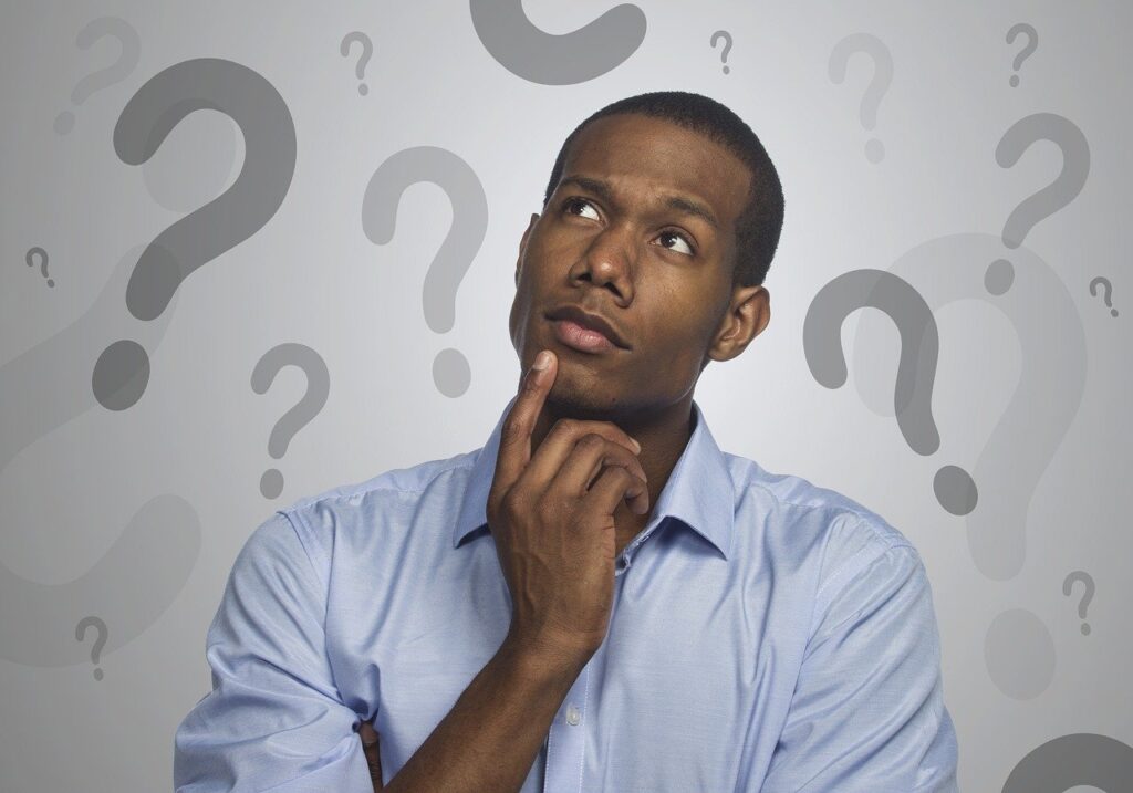 Man Thinking Doubt Question Mark  - Tumisu / Pixabay