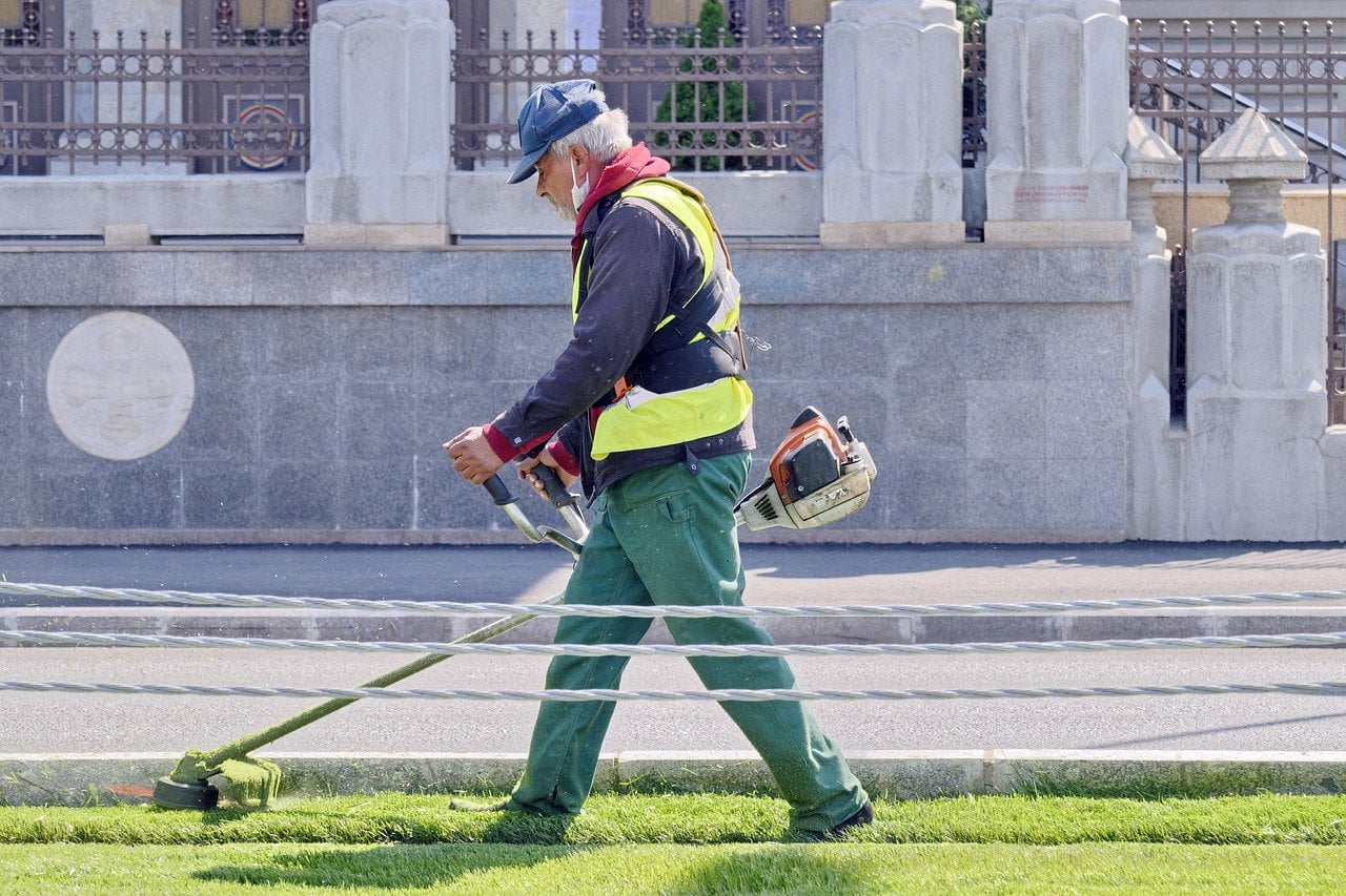 Man Worker Suit Protection Mowing  - icsilviu / Pixabay