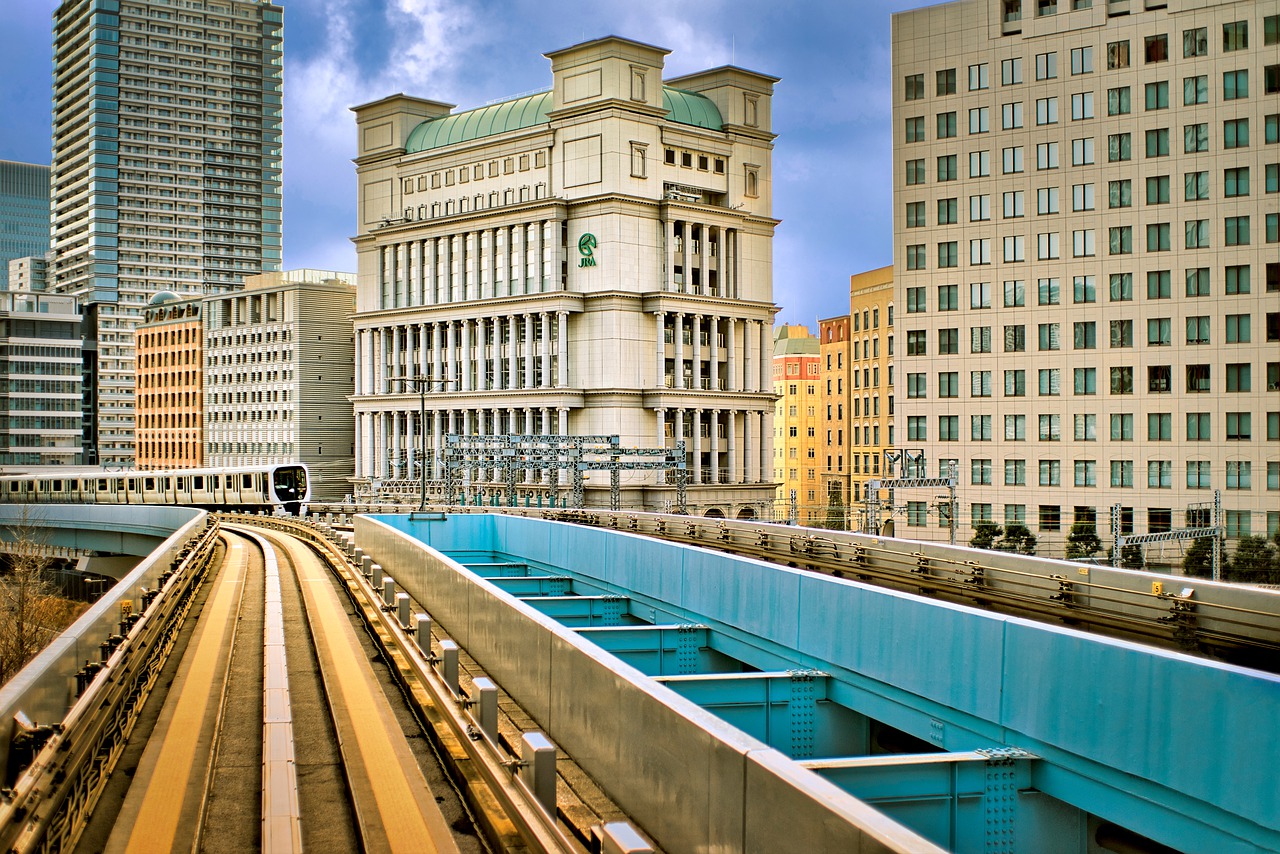 Metro Train Buildings Train Tracks  - djedj / Pixabay