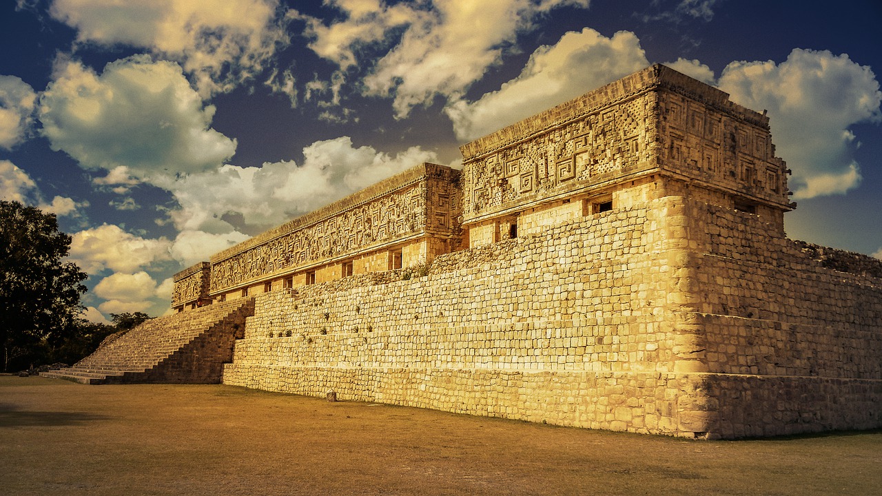 Mexico Temple Yucatan Mayan Aztec  - TheDigitalArtist / Pixabay