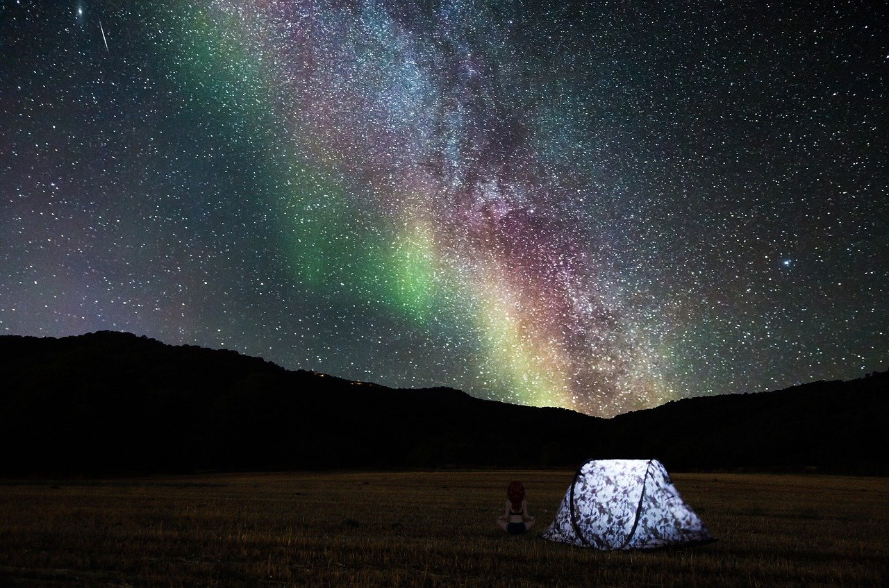 Milky Way Tent Camping Galaxy  - flutie8211 / Pixabay
