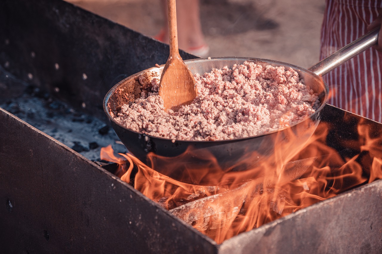 Minced Meat Barbecue Bonfire Fire - Paymaster_Ukraine / Pixabay