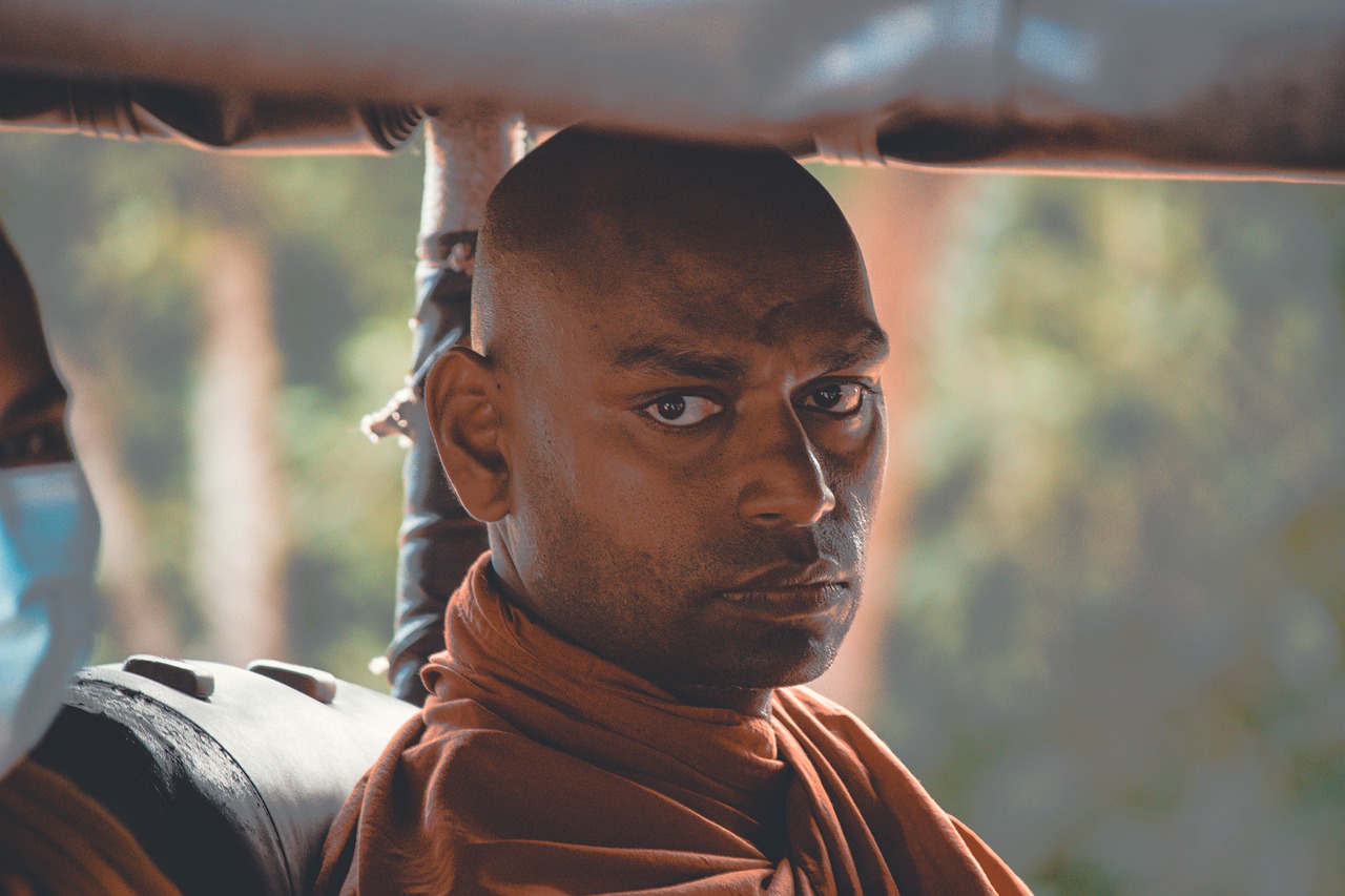 Monk Buddhist Stare Man Male - kalyanayahaluwo / Pixabay