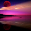 Moon Meteorites Lake Silhouette  - ParallelVision / Pixabay
