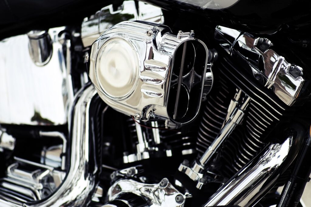 Motorcycle Details Engine Chrome  - jeanelie / Pixabay