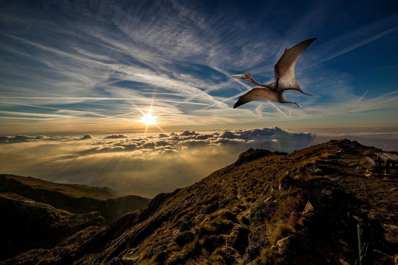 Mountains Dinosaur Sky Landscape  - jcoope12 / Pixabay