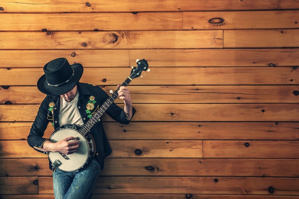 musician country song banjo guitar 349790