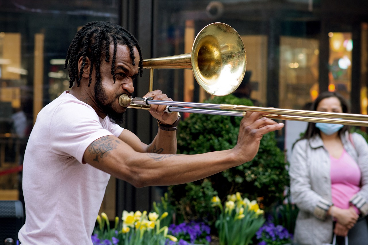 Musician Trombone Street  - covantnyc / Pixabay