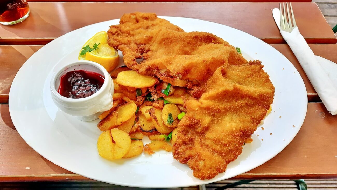 fried food on white ceramic plate