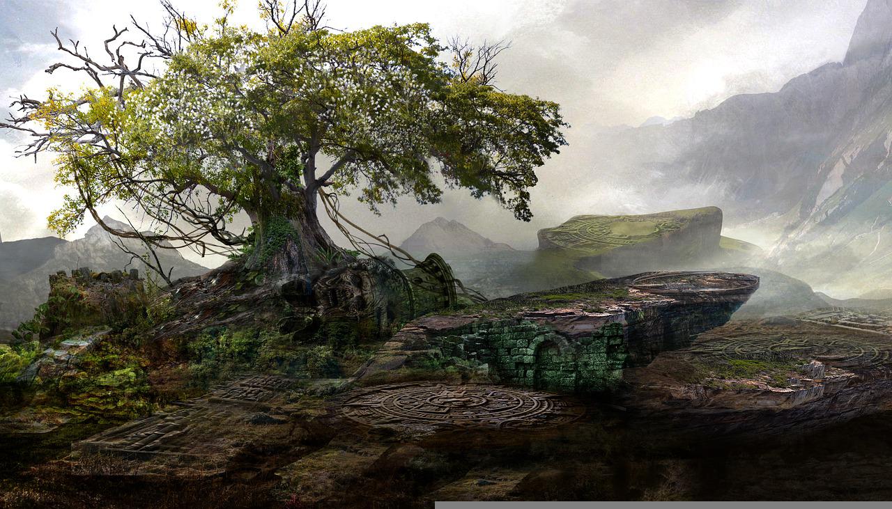 Nature Tree Aztec Artwork Painting  - SkillzOut / Pixabay