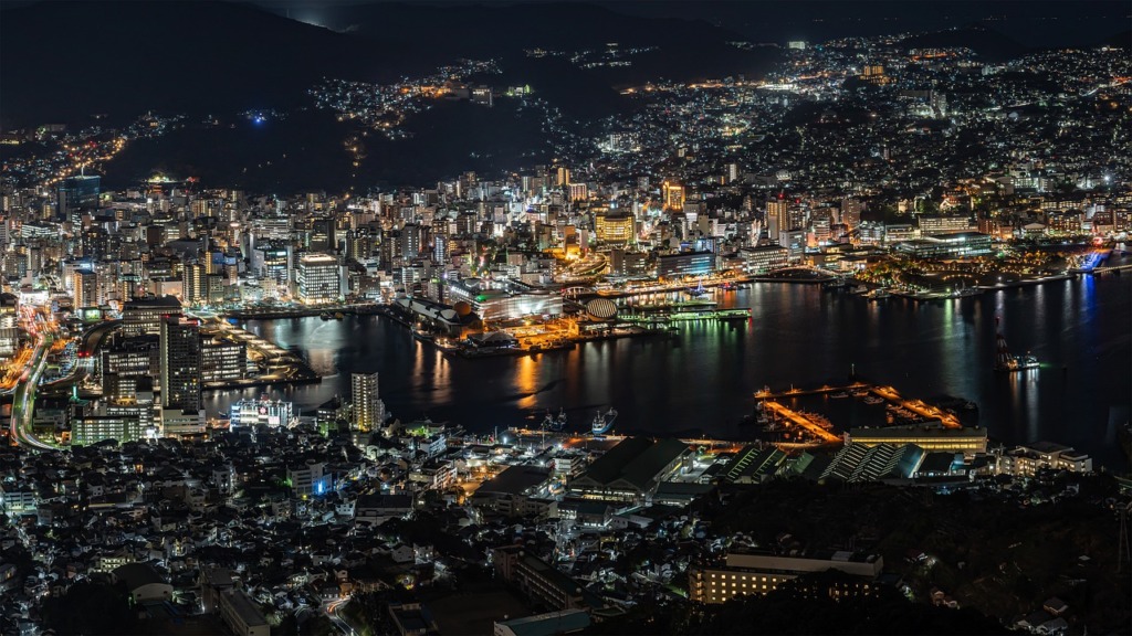 Night View Nagasaki Nagasaki Port  - Kanenori / Pixabay