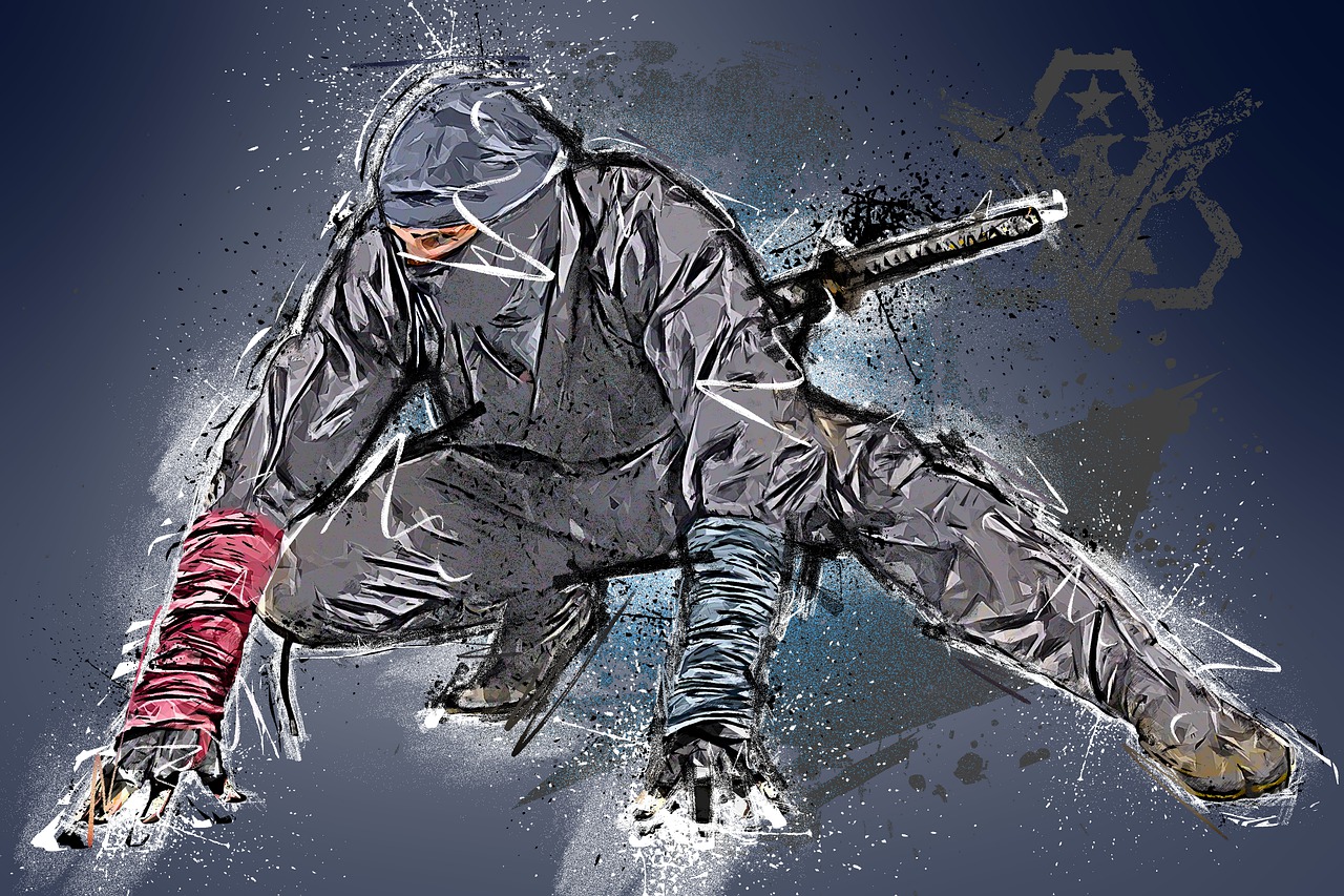 Ninja Shinobi Warrior Japanese  - ArtTower / Pixabay