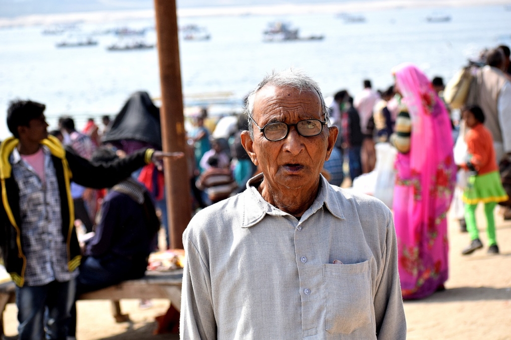 Old Man Indian Portrait Man Male  - balouriarajesh / Pixabay