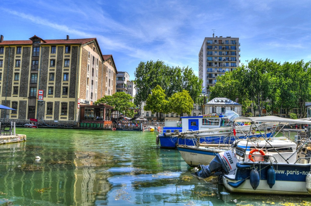 Paris Seine River Saint Martin Canal  - Danor / Pixabay