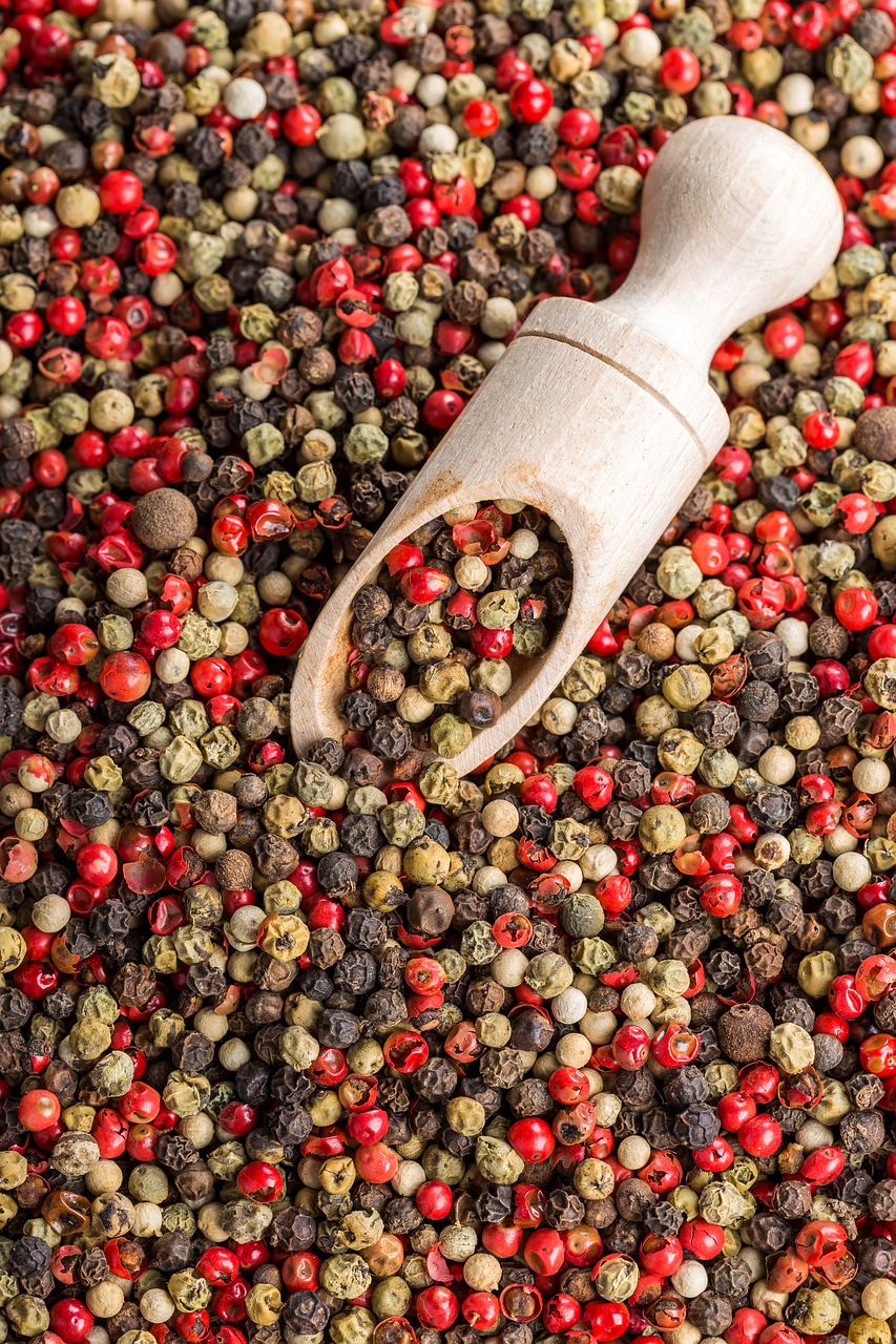 pepper scoop peppercorns spices 1914117