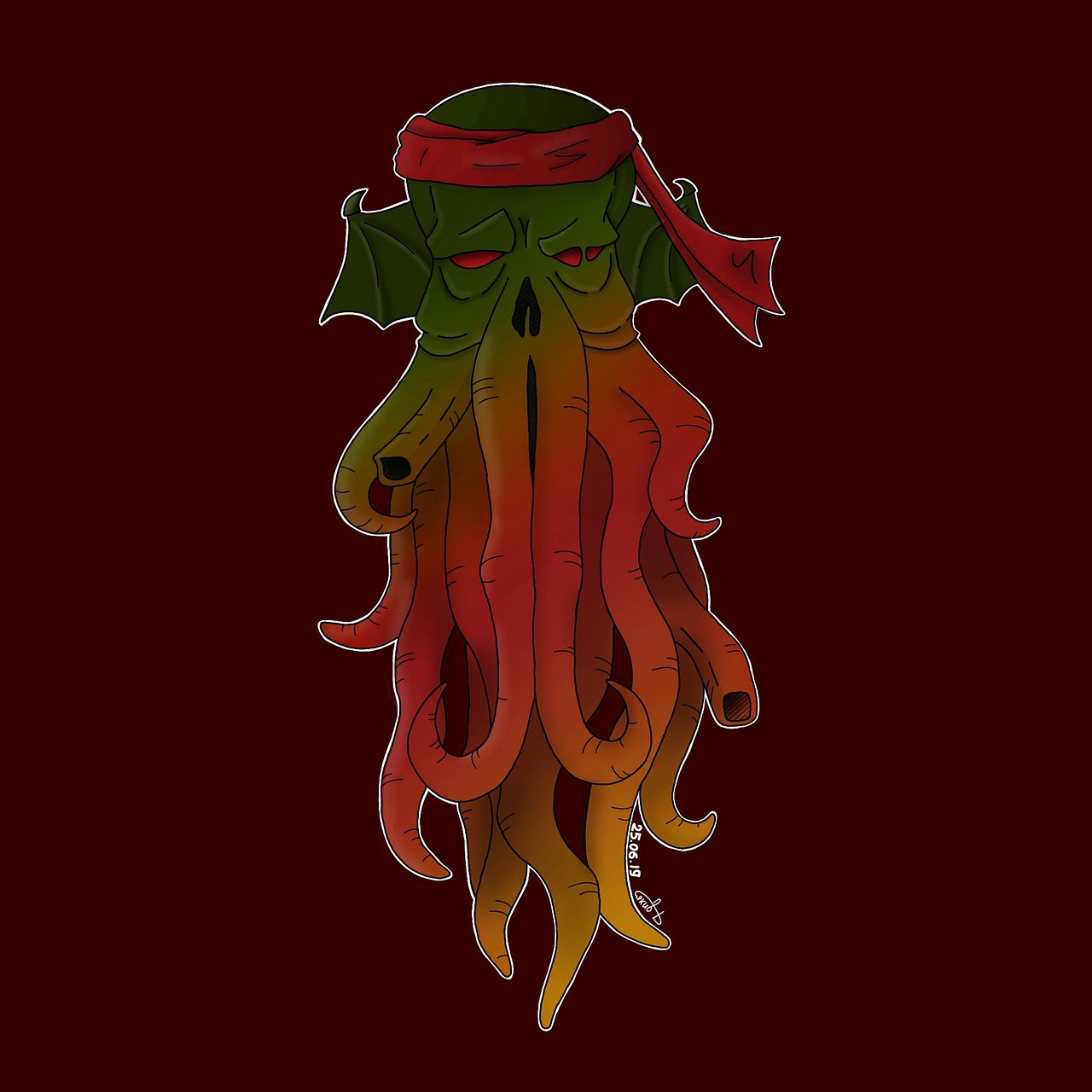 Pirate Octopus Tentacles Skull  - Kissely_n / Pixabay