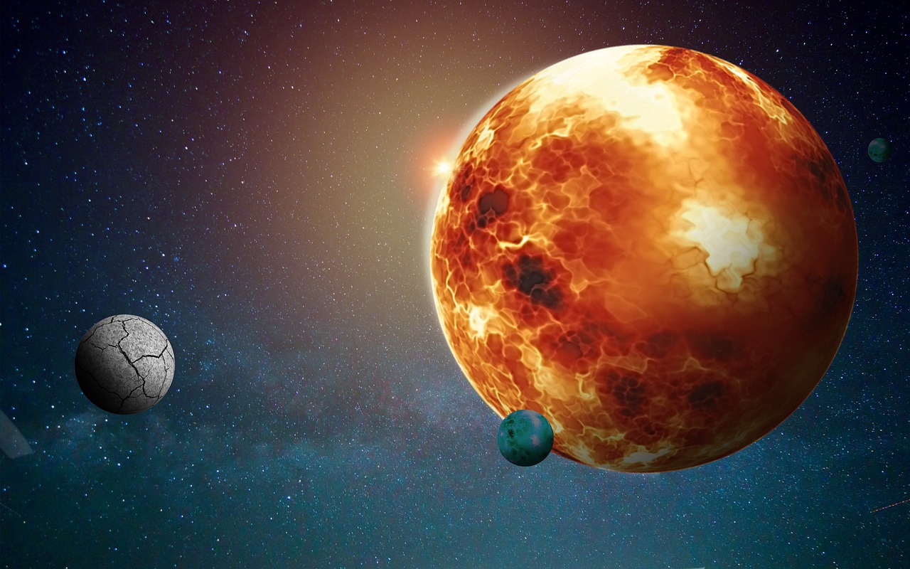 Planet X Moons Eclipse Space  - ParallelVision / Pixabay