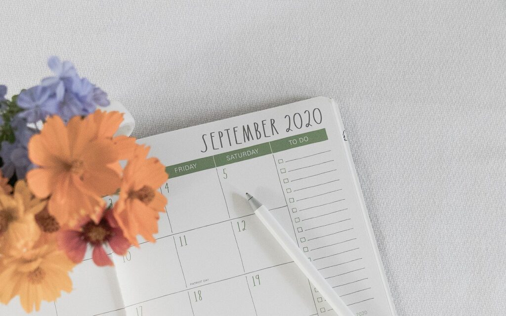 Planner September Calendar Schedule  - hudsoncrafted / Pixabay