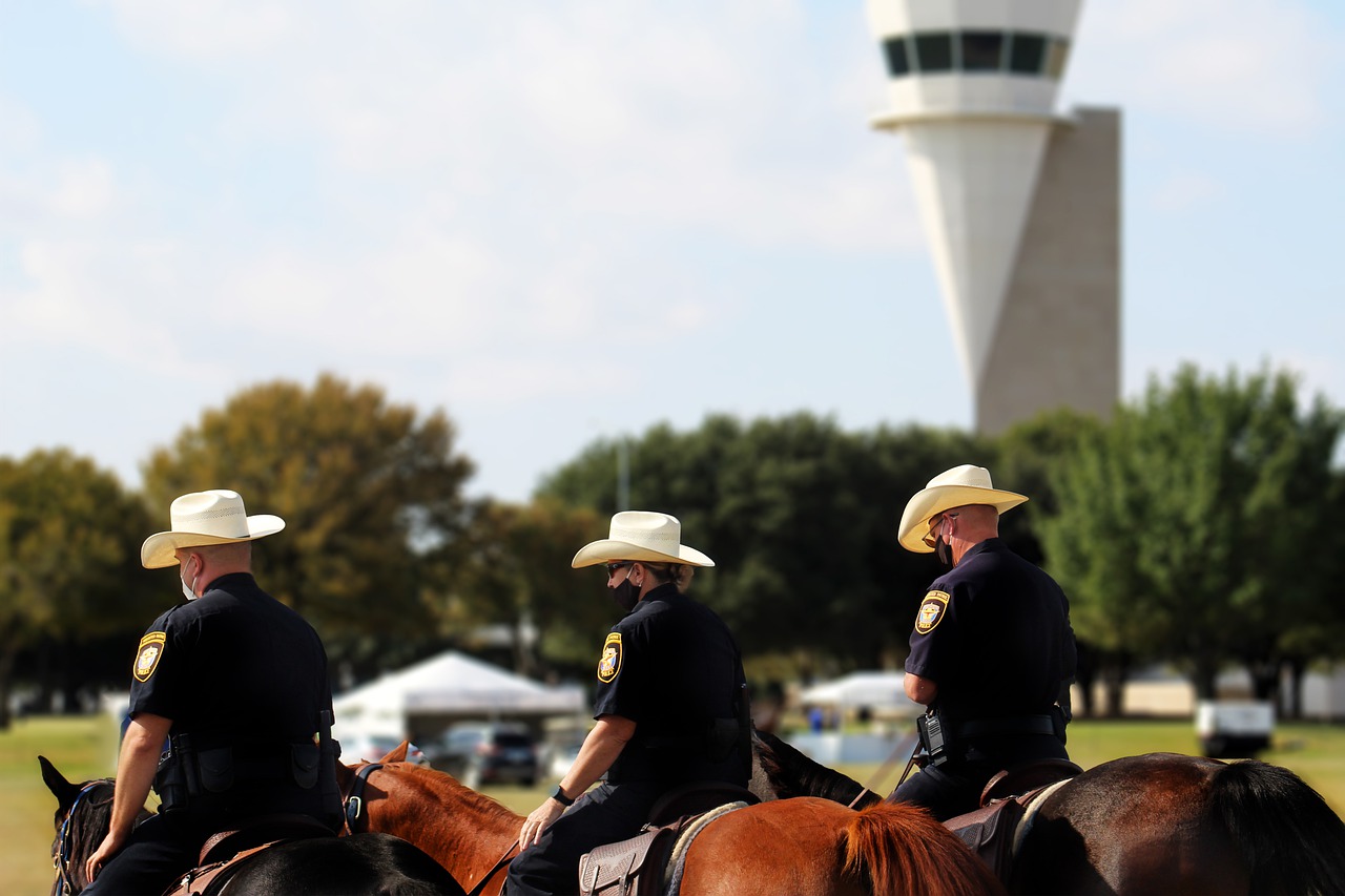 Police Men Horses Horse Riding  - ZeeChow / Pixabay