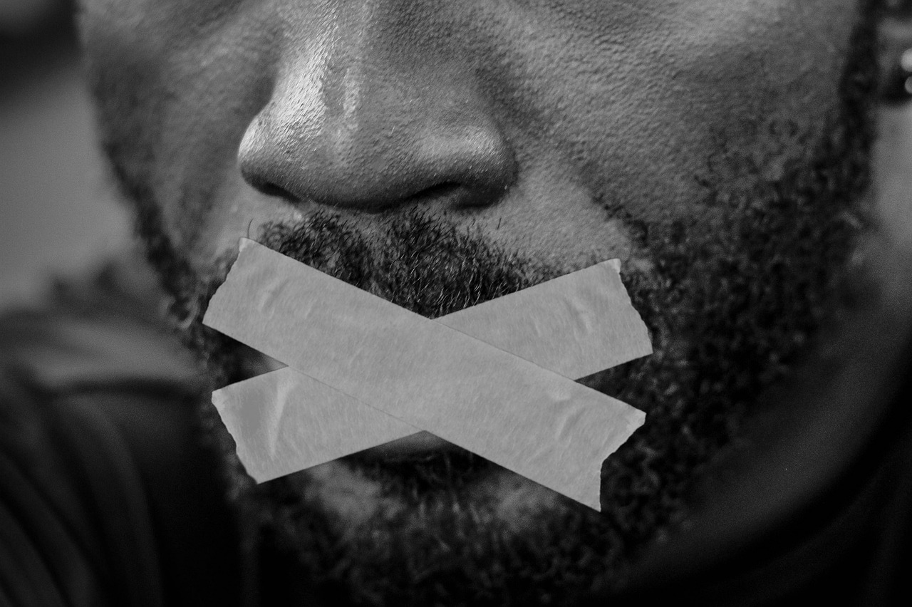 Racism Protest Tape Shut Silence  - Tumisu / Pixabay