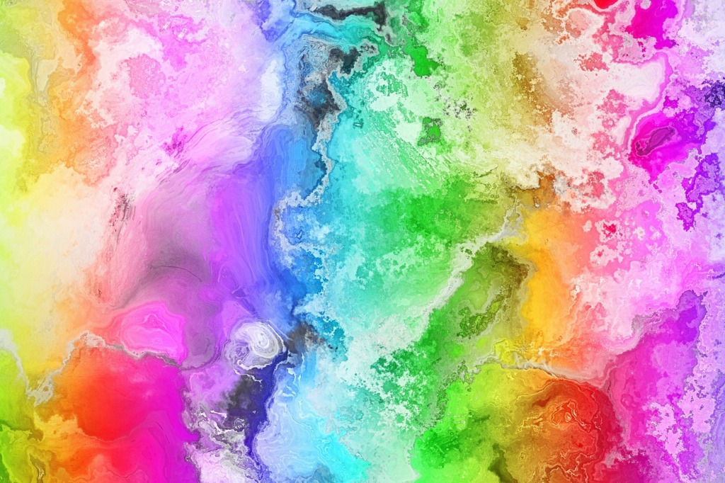 Rainbow Colorful Bright Gem  - Prawny / Pixabay