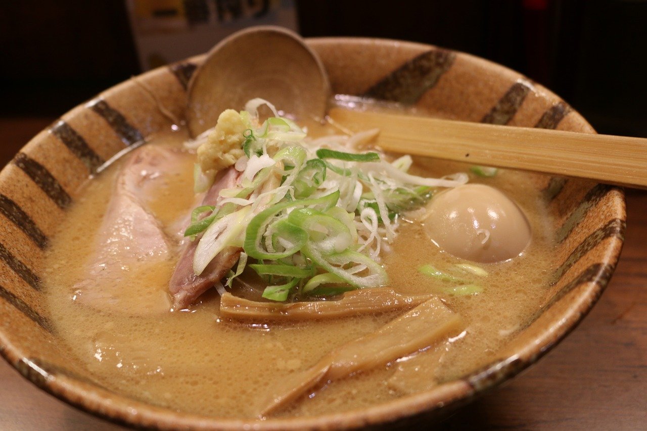 Ramen Miso Boiled Egg Miso Ramen  - hoyas / Pixabay
