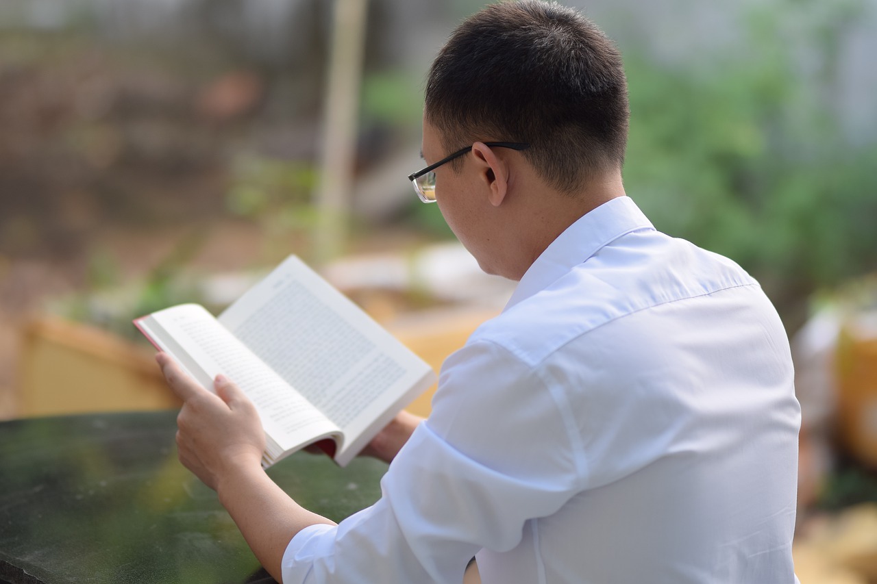 Reading Man Education Story  - quangminh7617 / Pixabay