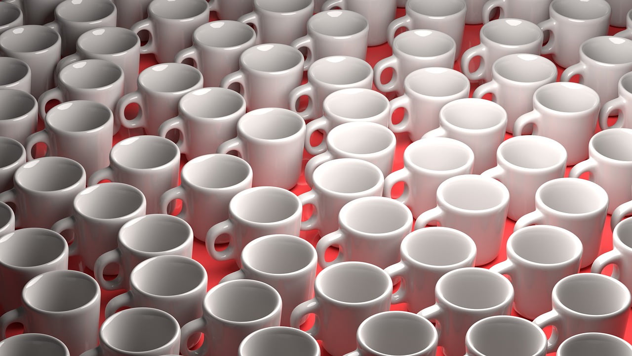 Rendering D Render Set Cups Cup  - Mahmoud-Ahmed / Pixabay