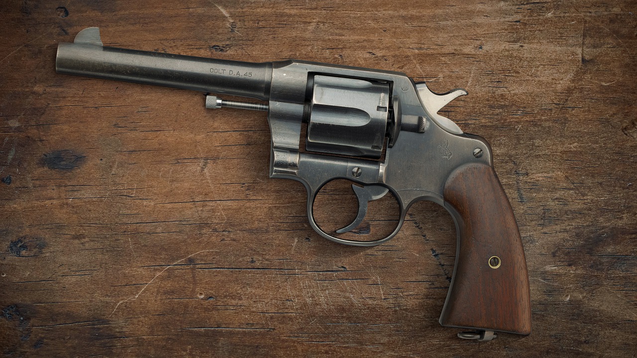 Revolver Weapon Colt Gun  - DangrafArt / Pixabay