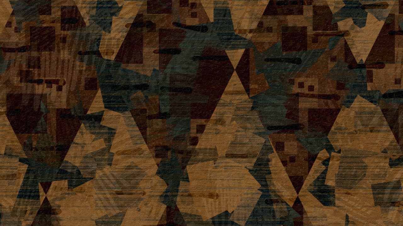 Rhombus Mosaic Wall Art Artwork - chenspec / Pixabay